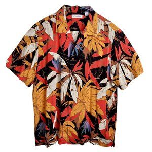 Caribbean Men's Floral Hawaiian Button-down shirt - NWOT - Size XL